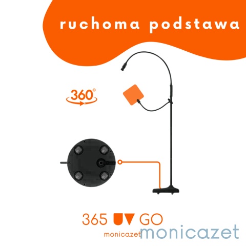 Lampa UV LED z ekranem ochronnym II GENERACJI - OUTLET -50%